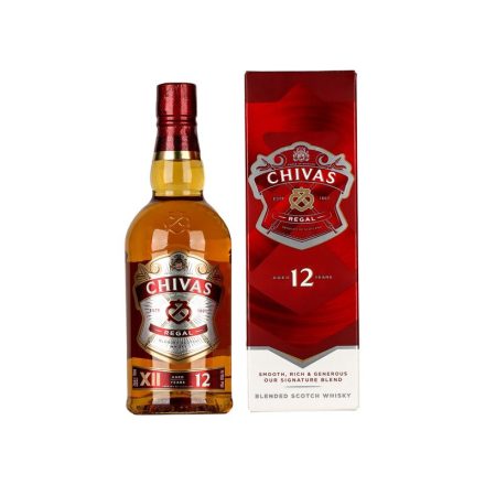 Chivas Regal 12éves díszdoboz 40% 0.5L