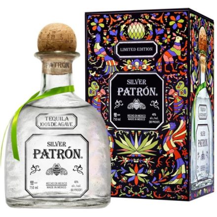 Patrón Silver Tequila 40% 0.7l Fém Díszdobozban