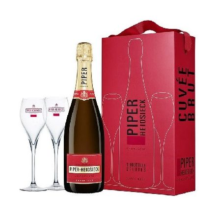 Piper-Heidsieck Champagne Cuvée Brut 12% 0,75l + pohár