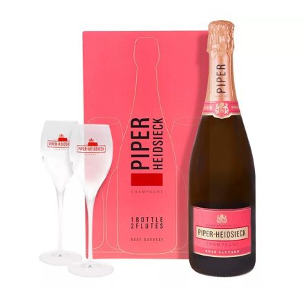 Piper Heidsieck Cuvee Rose 0.75l pohárral