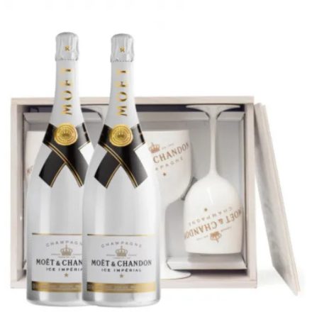 Moet&Chandon Champagne Ice 2*0.75l + 4 pohár