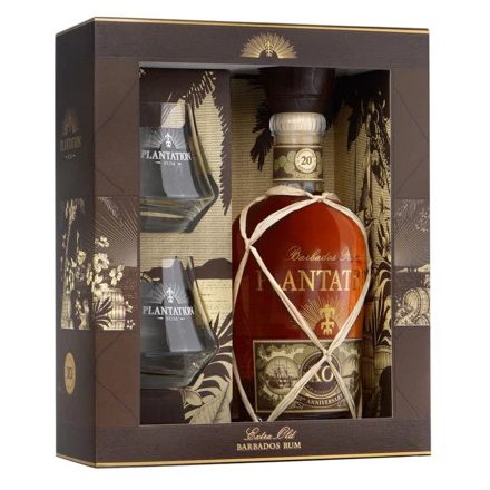 Rum Plantation XO 20th anniversary 2 pohárral 0.7l