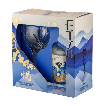 Etsu Handcrafted Gin 43% 0.7l + pohár