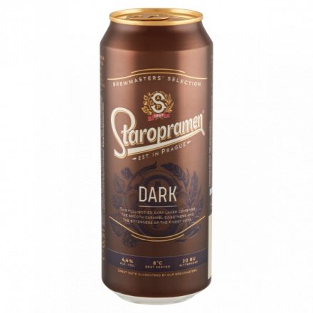 Staropramen Dark barna sör 4.4% 0.5l dobozos