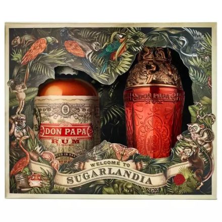 Don Papa rum 40% 0.7l pdd + shaker