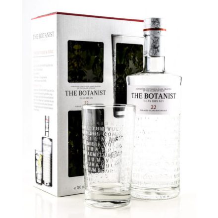 The Botanist gin + pohár 46% 0.7l