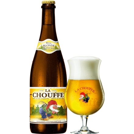 La Chouffe Blonde világos sör 8% 0.75l