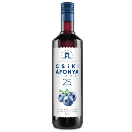 Csiki Áfonya Likőr 25% 0.7l drs