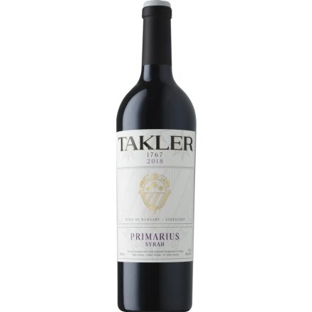 Takler Szekszárdi Syrah Premium 2018 0.75l