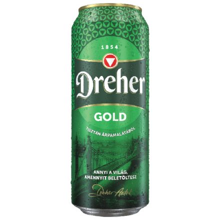 Dreher Gold 0.5l dobozos DRS