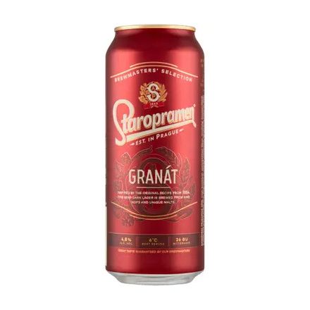 Staropramen Granat 4.8% 0.5l drs