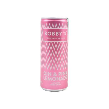 Bobbys Gin and Pink Lemonade 9% 0.33l (DRS)