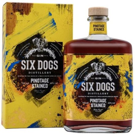 Six Dogs Pinotage Stained 43% 0.7l