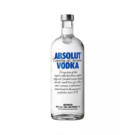 Absolut vodka 40% 1l