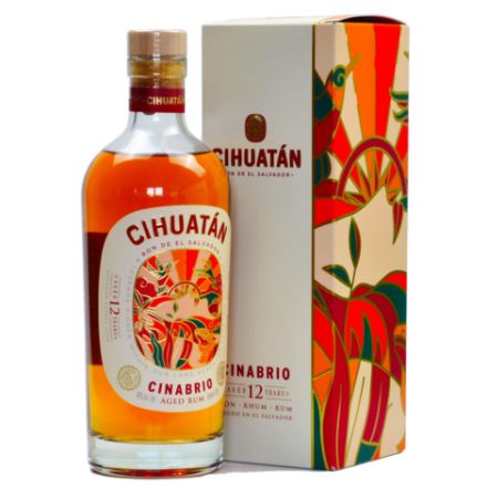 Cihuatán 12 Éves CINABRIO Rum El Salvador 40% 0.7l dd