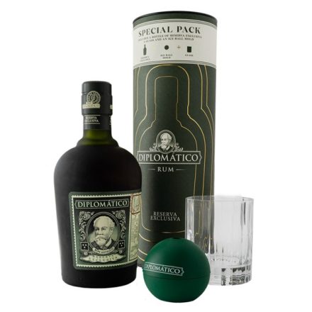 Diplomatico Exclusiva rum Tall Canister Old Fashioned pack 0.7l 40%