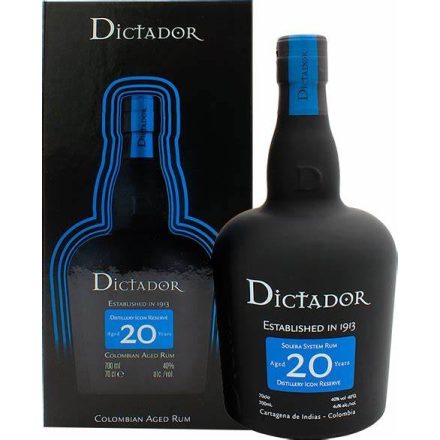 Dictador 20 Years Rum 40% DD 0.7l