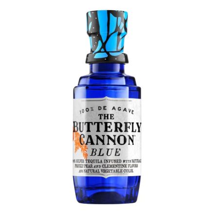 Butterfly Cannon Blue 100% Agave Tequila 40% 0.05l