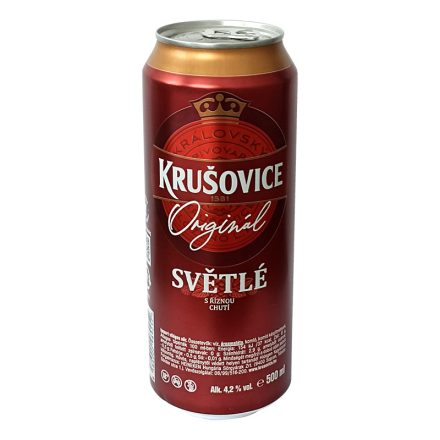 Krusovice Svetlé 0.5l dobozos