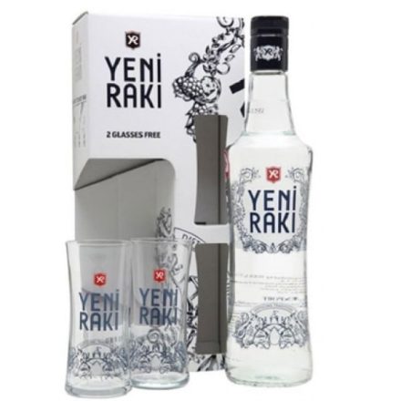 Yeni Raki 45% 0,7 l dd+ 2 pohár